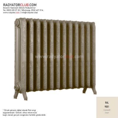 Decora 800-180 Nostaljik Döküm Radyatör, ral 9001 | kolon 6